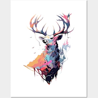 deer Posters and Art